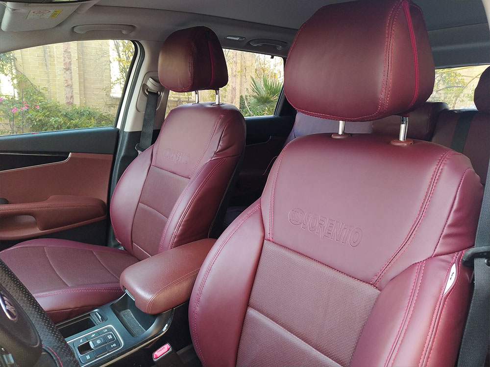 نمونه نصبی روکش صندلی سورنتو